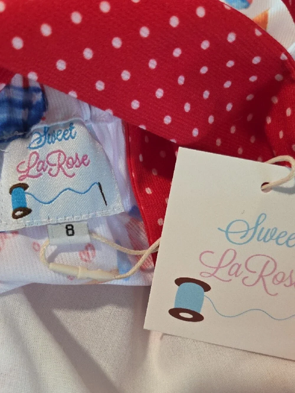Girls Red Polka Dot Ice Cream Print Tank & Shorts Set - Kids Accessories